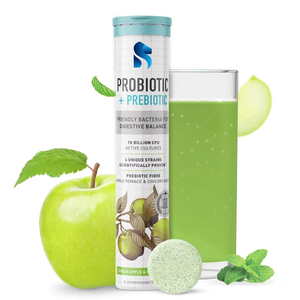 Bien-être digestif avancé 18 milliards d'UFC Probiotique + Prébiotique en poudre 21 comprimés Saveur pomme verte et menthe pour femmes enceintes - Product Image 3