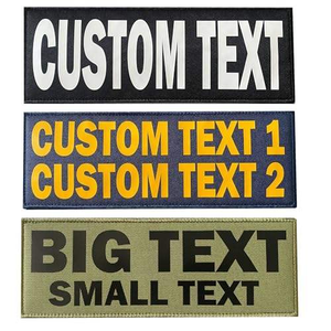 Badge thermocollé découpé au laser de haute qualité avec fixation auto-agrippante pour équipement tactique et de sécurité - Product Image 4