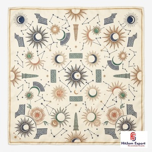 Bufanda Estampada Personalizada de Alta Calidad, Tejido Ligero, Marca Privada, Fabricante Textil OEM ODM, Productos de Tela Personalizados de Bali al por Mayor - Product Image 5