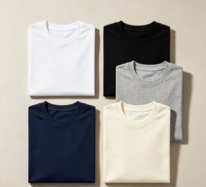 T-shirt décontracté pour homme, en tricot uni, à séchage rapide, réfléchissant, pour la course à pied, la remise en forme, l'entraînement en plein air, à manches courtes, respirant - Product Image 2