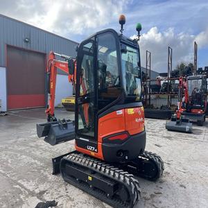 Mini-excavatrice Kubota multifonctionnelle de 2,5 tonnes avec chenilles en caoutchouc, micro-excavatrice hydraulique, pelle pour vergers - Product Image 3