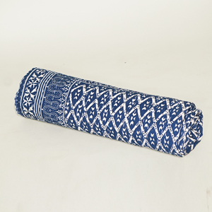Organic Indigo Floral Cotton <b>Quilt</b> Hand-Stitched Washable Modern Bed Cover Decorative <b>Throw</b> Blanket for Home Hotel Customizable - Product Image 2