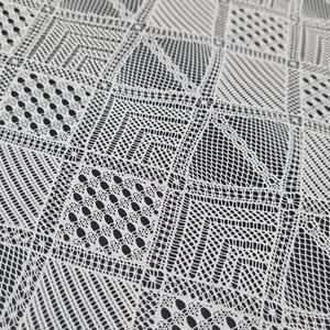Lightweight Breathable Square Triangle Geometric Stretch Lace Fabric 147cm Nylon Spandex Warp Knit Wedding <b>Lingerie</b> Apparel - Product Image 3