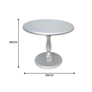 Base para Pastel Plateada, Plato Redondo para Exhibición de Pasteles, Plato con Pedestal para Bodas, Baby Showers, Cupcakes, Venta al por Mayor desde Vietnam - Product Image 3