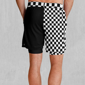 Shorts de sport pour hommes personnalisés avec logo, imprimés, écologiques, taille haute élastique, respirants, séchage rapide, décontractés et extensibles pour la gym - Product Image 2