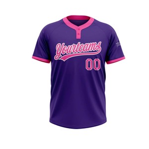 Camiseta de Béisbol Roja para Hombre, Personalizada con Nombre y Número del Equipo, Impresión por Transferencia de Calor, Manga Larga, Poliéster, Corte Regular, Cuello en V, Antibacteriana - Product Image 5