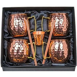 Juego de tazas Moscow Mule, artículos para bebidas y cócteles, proveedor mayorista, marca privada, exportación, distribución global - Product Image 1