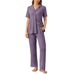 Conjunto de Pijamas para Mujer, Ropa de Dormir de Manga Larga, Camiseta para Dormir - Product Image 3