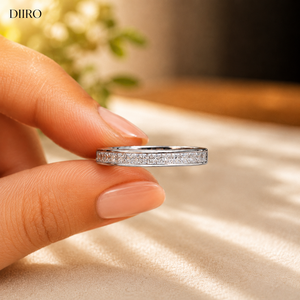 Bague de fiançailles spéciale en argent sterling 925, bague de fiançailles de luxe en moissanite, bague de fiançailles en diamant taille princesse, bague pour la Saint-Valentin - Product Image 2