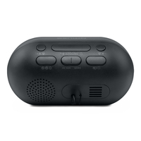 ODM Sleek Design LED-Display Uhr Radio Langlebiger Kunststoff-Doppel alarm mit vor eingestellten Dimmer-FM-Stationen
