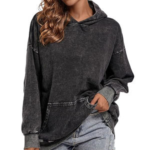 Nouvel Arrivage – Sweats à Capuche Femme Personnalisables avec Logo, Effet Délavé Acide, Grammage Lourd, Coupe Oversize, Style Vintage – Service OEM ODM Disponible - Product Image 4