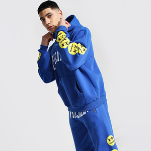 Ensemble de survêtement imprimé en relief respirant 100 % coton pour homme, collection Hiver 2026 - Product Image 5