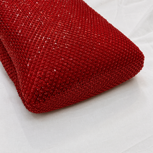 Fournisseur en gros de tissus en soie brodés de perles, Fabricant de tissus en soie brodés de perles en Inde, Tissu en soie brodé avec des perles F - Product Image 4