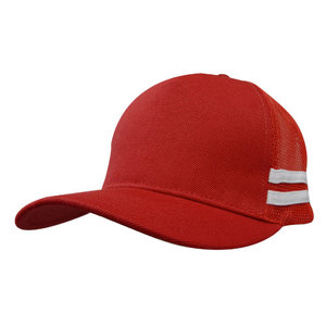 หมวกแก๊ปทรง Trucker ลายทาง ปรับขนาดได้ พร้อมโลโก้ 5 ชิ้น ด้านหลังเป็นตาข่าย สำหรับผู้ใหญ่ ใช้กลางแจ้ง สไตล์สตรีทแวร์ ผลิตในเวียดนาม - Product Image 3