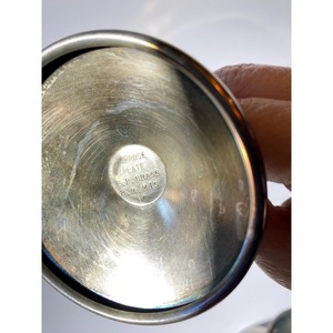 Handmade Set of 4 Durable Wine <b>Glasses</b> for Party Occasion Vintage <b>Stainless</b> Steel Bell-Shaped Goblets - Product Image 5