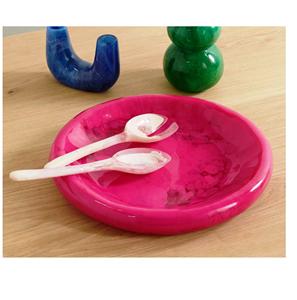 Vaisselle artisanale en résine polie, écologique, d'origine indienne, design de luxe, compatible lave-vaisselle, art moderne, pour les fêtes - Product Image 5