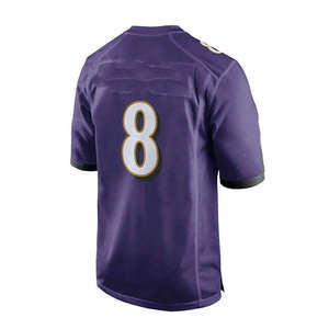 Maillot de football américain personnalisé PLAYER'S POINT, noir et rouge, en maille, impression numérique, n'importe quel nom, numéro 00, unisexe, manches courtes, col en V - Product Image 3
