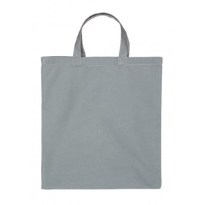กระเป๋าผ้าแคนวาสขนาดกลาง สีเทา หูหิ้วด้านบน ใช้ได้ทุกวัน - Product Image 1