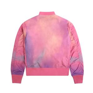 Venta caliente de las mujeres impermeable transpirable ropa de invierno Hip Hop Street moda sublimación poliéster prendas de vestir chaqueta Varsity - Product Image 2