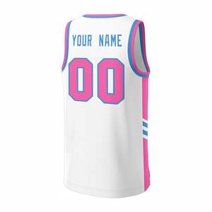 Camiseta de Baloncesto Informal con Estampado Personalizado, Uniforme Deportivo Sublimado, Transpirable, de Secado Rápido, con Protección UV, Nombre y Número Personalizados - Product Image 2