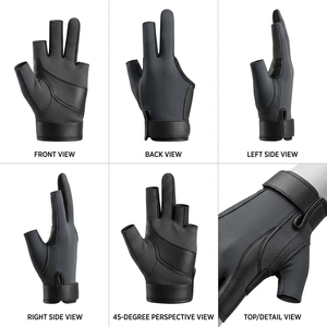 Gants de billard antidérapants à prix abordable pour le jeu de snooker et de pool, pour la protection de la crosse de billard - Product Image 6