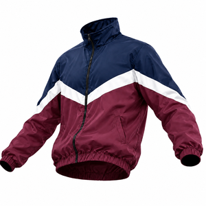 Men's Color Block Windbreaker <b>Jacket</b> – <b>Lightweight</b> Windproof Full Zip Casual Streetwear Sports <b>Running</b> Outdoor Track <b>Jacket</b> - Product Image 2