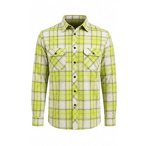 Men's Custom High Quality Loose Fit Heavyweight 100% Cotton Flannel <b>Shirts</b> Casual Plaid Breathable England Style Long-Sleeve - Product Image 2
