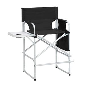 Sedia da Ufficio Direzionale, Capacità 120kg, Telaio in Ferro Argento e Bianco, Superficie in Tessuto Nero, Verniciatura Plastica, 103*60*499cm, Facile da Trasportare - Product Image 3