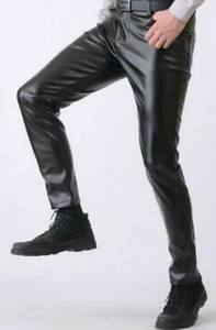 กางเกงแฟชั่นผู้ชายคุณภาพสูง น้ำหนักเบา ทำจากหนัง ระบายอากาศได้ดี กันน้ำ กันลม ทนทาน ทรงเข้ารูป สไตล์ลำลอง เป็นมิตรกับสิ่งแวดล้อม - Product Image 2