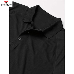 Chemises pour hommes en polyester/coton tricoté à manches courtes, logo personnalisé de haute qualité disponible en gros - Product Image 3