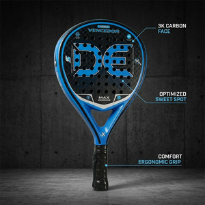 <span class=keywords><strong>Raquette</strong></span> de <span class=keywords><strong>padel</strong></span> en fibre de verre, design léger et contrôlé, avec emballage personnalisé, service OEM pour les commandes en gros - Product Image 5