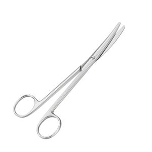 Ciseaux de dissection sur mesure de 16 cm, lame en acier inoxydable demi-or, bord lisse et arrondi, pour chirurgie générale, manche en acier - Product Image 2