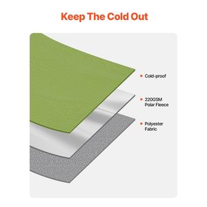 Grande Coperta da Campeggio Calda, Impermeabile, Antivento e Ignifuga in Pile di Poliestere, Coperta Indossabile da Stadio, Ottima per Attività all'Aperto - Product Image 4