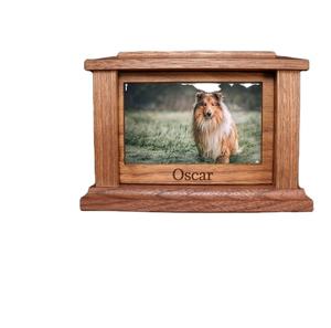 Wood Pet Urn For <b>Ashes</b> <b>Dog</b> Cat Box Personalized Cremation Casket Engraved Bespoke Small Medium Large - Product Image 1