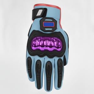 Guantes de Motocicleta de Cuero con Protección de Alta Calidad para Hombre, Guantes Deportivos de Cuero Acolchado - Product Image 2