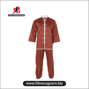 ชุดกังฟูแบบกำหนดเองสำหรับผู้ใหญ่ทั้งชายและหญิง JUST FITNESS GEARS รุ่น JFG-KFU-2640 |   ผ้าฝ้าย 100% น้ำหนักเบา ยืดหยุ่น ระบายอากาศได้ดี แห้งเร็ว - Product Image 1