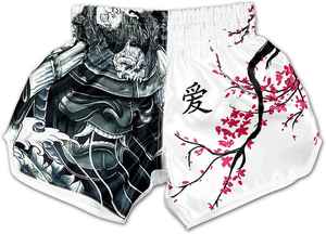 Short de boxe léger et respirant pour homme, taille mi-haute, fermeture élastique, en tissu peigné uni, modèle très prisé - Product Image 4