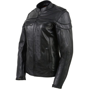 Chaqueta Deportiva de Invierno Reflectante Negra Unisex SAMROZ SPORTS para Motociclistas y Ciclistas - Product Image 4