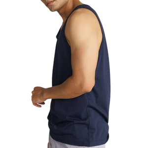 Camiseta sin mangas para hombre al por mayor, de alta calidad, de algodón, con bolsillo, para gimnasio y fitness, con logo personalizado, ideal para verano. - Product Image 5