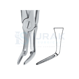 คีมถอนฟันแบบผ่าตัด Ijrak สำหรับฟันกรามบน ทำจากเหล็กกล้าไร้สนิม ใช้ด้วยมือ  ชนิดเครื่องมือผ่าตัดคลาส I ได้รับการรับรองมาตรฐาน CE - Product Image 3