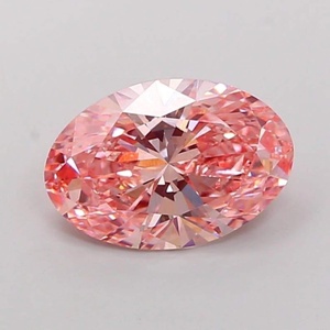 Diamante Rosa de Corte Ovalado Cultivado en Laboratorio, Corte Excelente, CVD HPHT, Certificado IGI, Color Fantasía, Claridad VS VVS, Diamante Suelto - Product Image 1