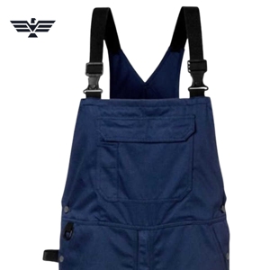 Custom Hi Vis Work Bib <b>Overalls</b> Reflective Safety Dungarees <b>Men's</b> Industrial Bib Pants High Visibility Cotton Polyester Workwear - Product Image 3