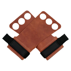 Nayab Industries - Agarres de Palma de Cuero Suave con Cierre de Gancho y Bucle para Protección Avanzada en Levantamiento de Pesas, Gimnasia y Dominadas - Product Image 2