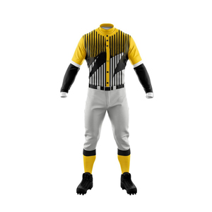 Factory Wholesale Sublimated Button <b>Down</b> Baseball Shirt with Plain <b>Pant</b> Custom Baseball Uniform Manufacturer in Pakistan - Product Image 2