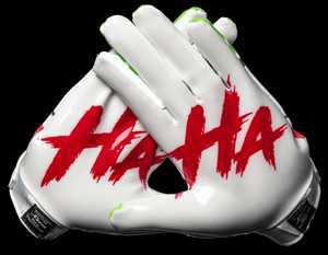 Gants de football américain pour receveur, design Joker, en latex, imperméables, compatibles écran tactile, qualité supérieure, confortables, antidérapants, durables - Product Image 6