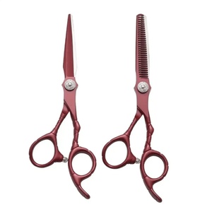 JEXMOO ENTERPRISES Ensemble de ciseaux en acier inoxydable à bords lisses, faits à la main, multi-usages, pour barbier, salon de coiffure, coiffage - Product Image 2