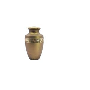 Urne de crémation pour cendres humaines Fournitures funéraires urne de crémation en métal pour cendres à vendre fabricant et exportateur - Product Image 1