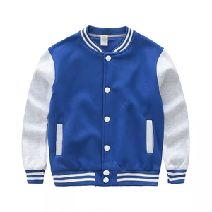 Veste bomber varsity en cuir brodé chenille de haute qualité, premium, pour homme - Product Image 4