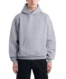 100% coton hiver Plus Active à capuche haute qualité 300gsm polaire Logo personnalisé mélangé brodé pull à capuche pour hommes - Product Image 5