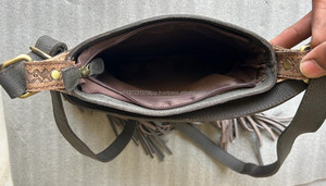 มาใหม่มือเครื่องมือแกะสลักกระเป๋าถือ Tote กระเป๋าหนัง Cowhide จริงกระเป๋าหนังขนาดใหญ่กระเป๋าคอลเลกชันที่ยอดเยี่ยมกระเป๋าสุภาพสตรี - Product Image 6